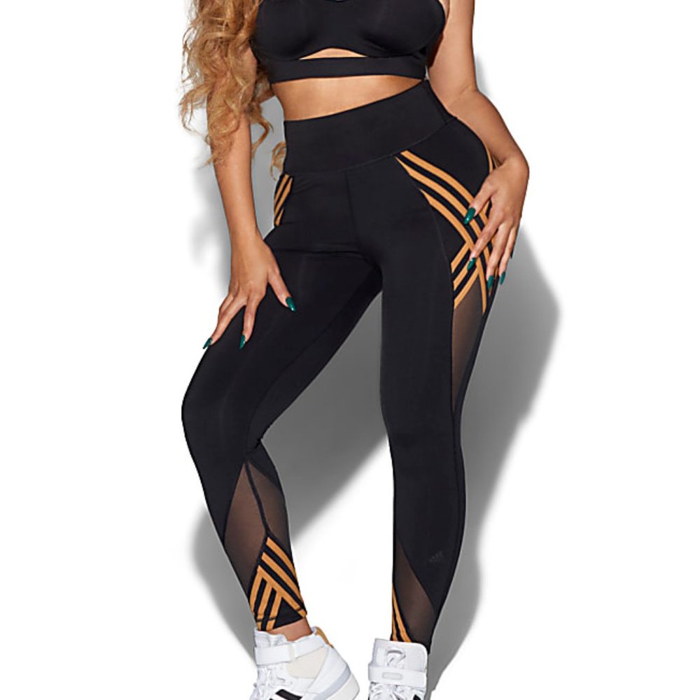 IVY PARK BLACK PACK 3 STRIPES TIGHTS SIZE 2XL BNWT